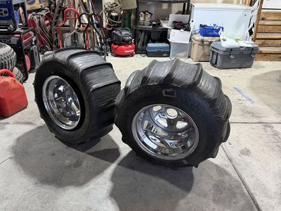 15x15 5x4.5 Weld Star Drag Wheels