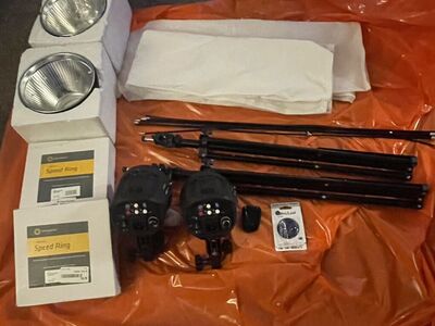 PROMASTER SM180 MANUAL CONTROL 2-LIGHT STUDIO KIT