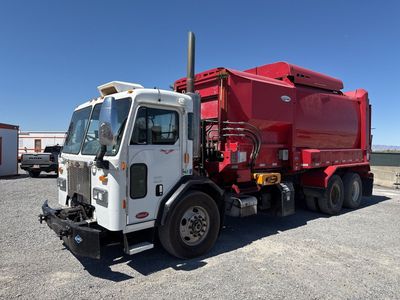 2016 Peterbilt 320 6x4 Side Loader Waste and Garbage Truck # 4798