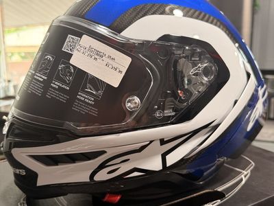Alpinestars Supertech R10 Carbon Fiber Motorcycle Helmet - Medium