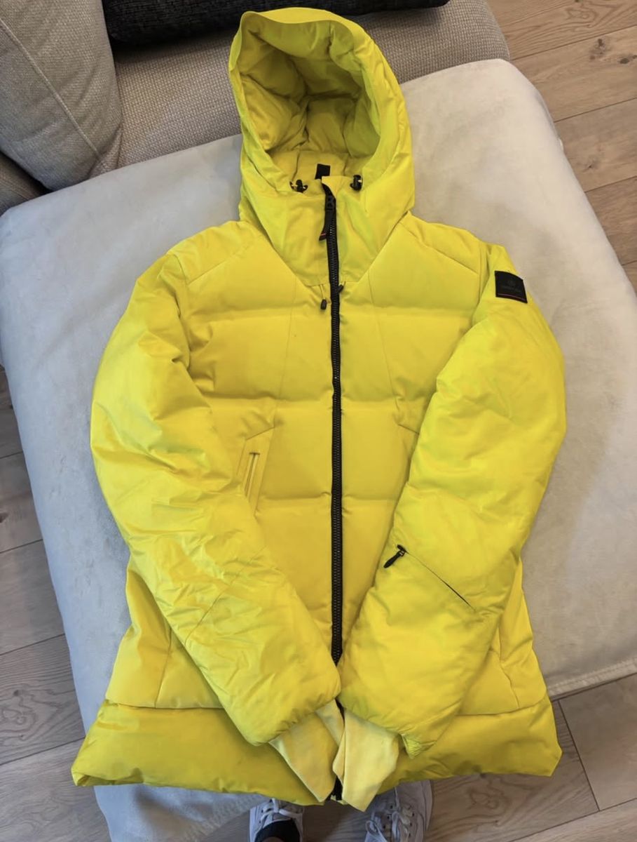 Bogner Fire + Ice Yellow Down Puffer Ski Jacket Women's Small