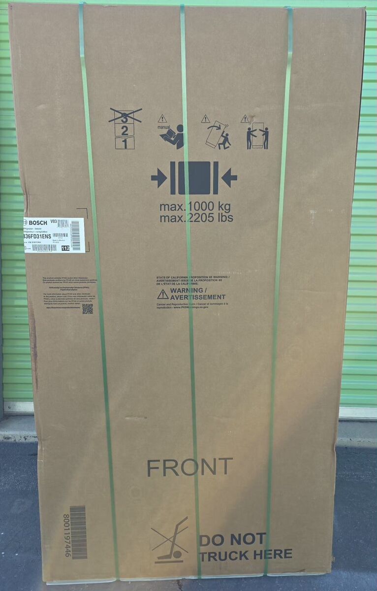 Brand new Bosch Fastest Ice Maker 26cu.ft 3 Door 3