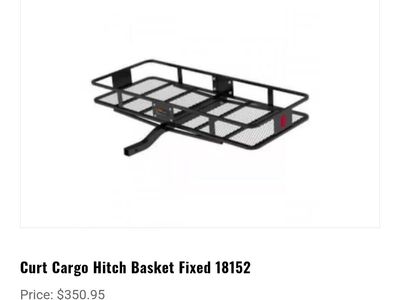 Curt Cargo Hitch Basket