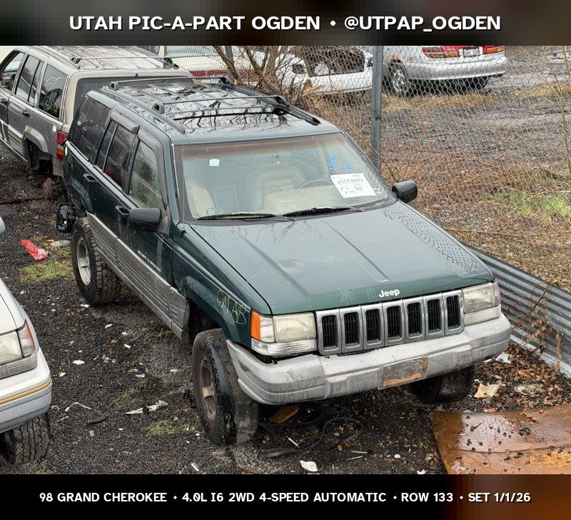 1998 Jeep Grand Cherokee ZJ Parts - UTPAP Ogden