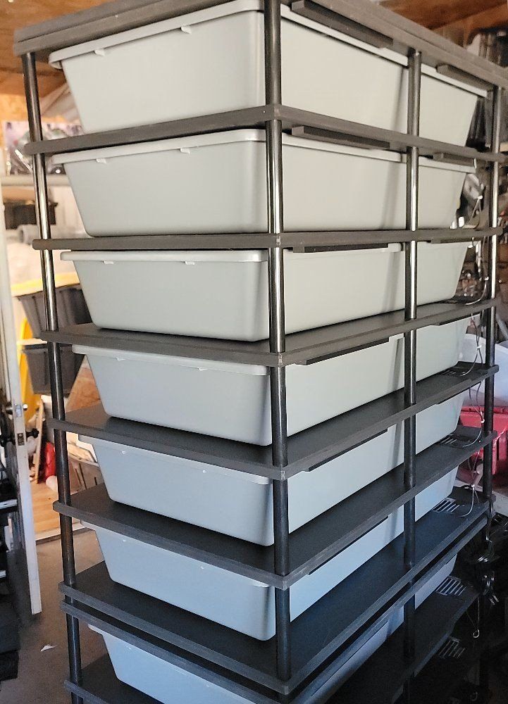 6-Level V-70 Reptile Rack