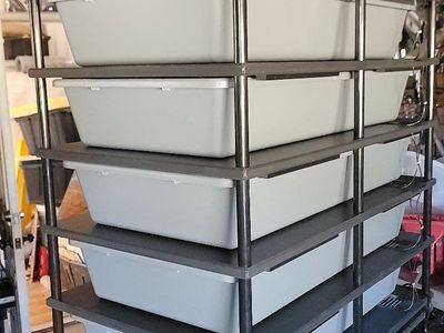 6-Level V-70 Reptile Rack