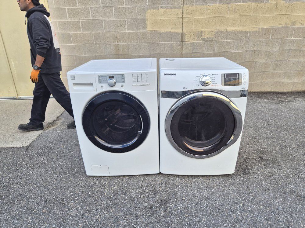 KENMORE   WASHER  AND SAMSUNG  ELECTRIC DRYER FREE
