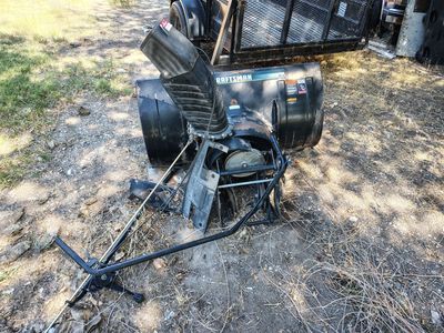 used Craftsman 2-stage 46-inch tractor snowblower attachment