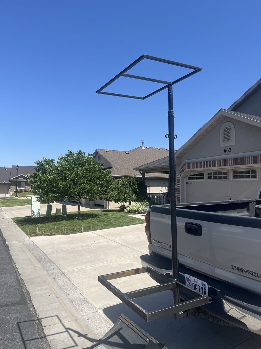 Custom Welded kayak rack for two kayaks