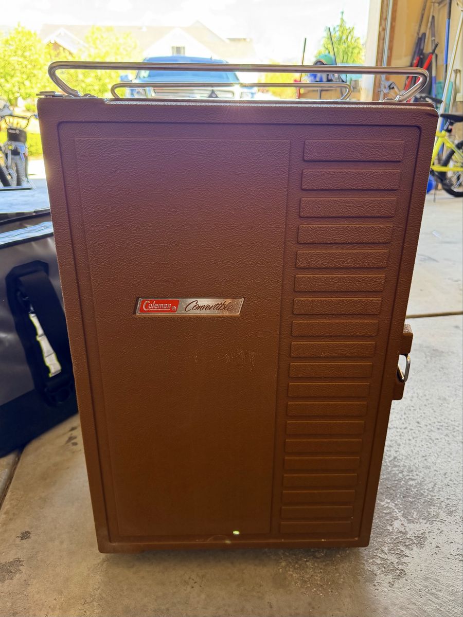 vintage 1960 Coleman Convertible Cooler