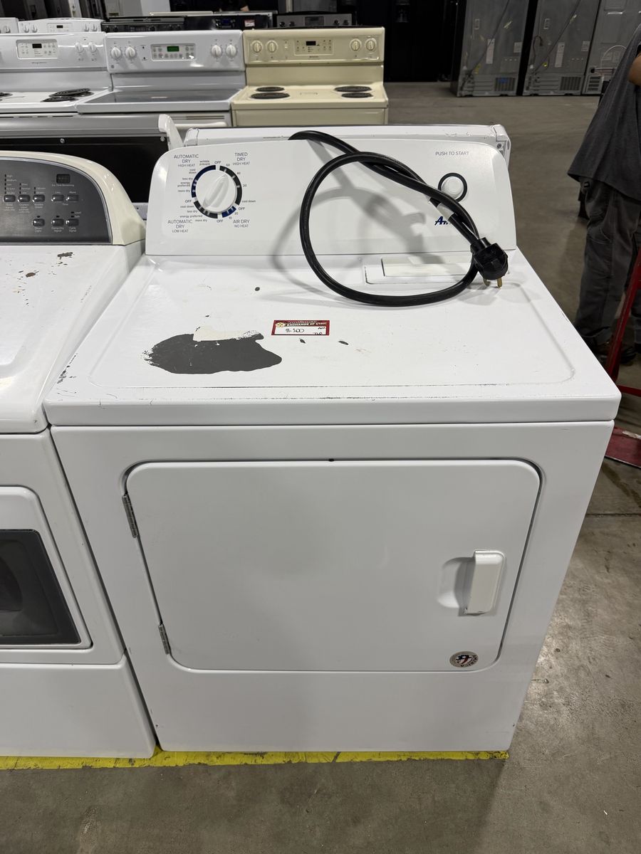 Good Amana Electric Dryer White Front Loading
