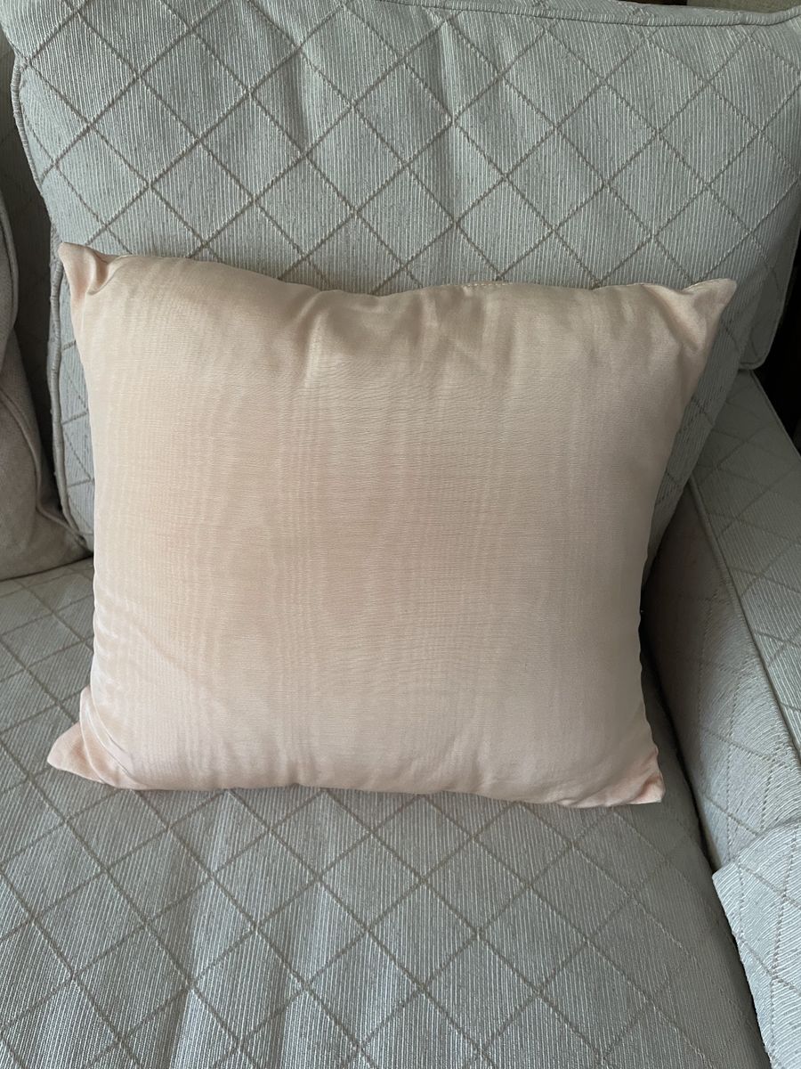 Textured Blush Pink Throw Pillow