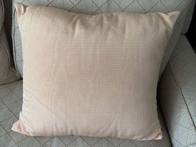 Textured Blush Pink Throw Pillow