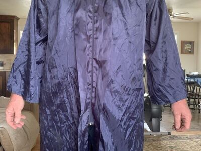 Blue Graduation Gown For 6'1 To 63'