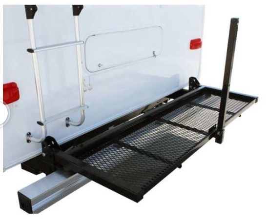 Lippert Flip Down Slotted Rack – Tailgate Storage System