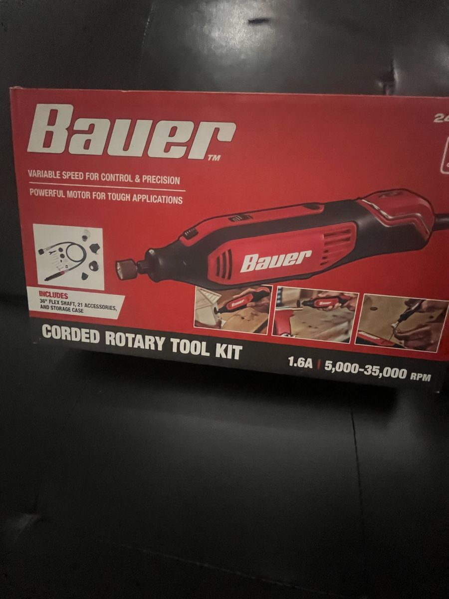 Bauer Corded Rotary Tool Kit