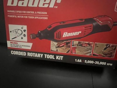 Bauer Corded Rotary Tool Kit