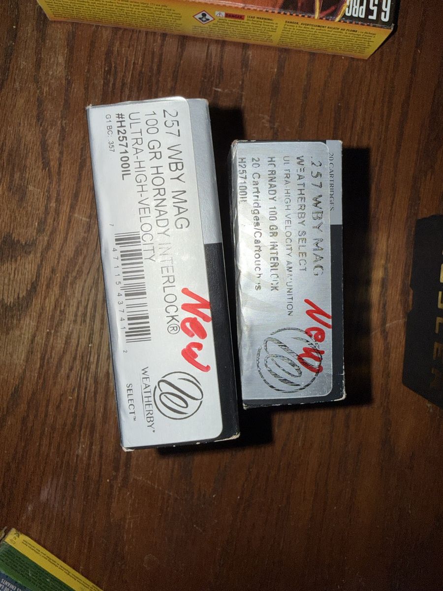 257 Weatherby select ammo and brass
