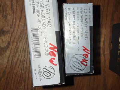 257 Weatherby select ammo and brass