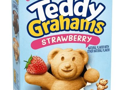 Teddy Grahams Strawberry Snacks 10oz #99313