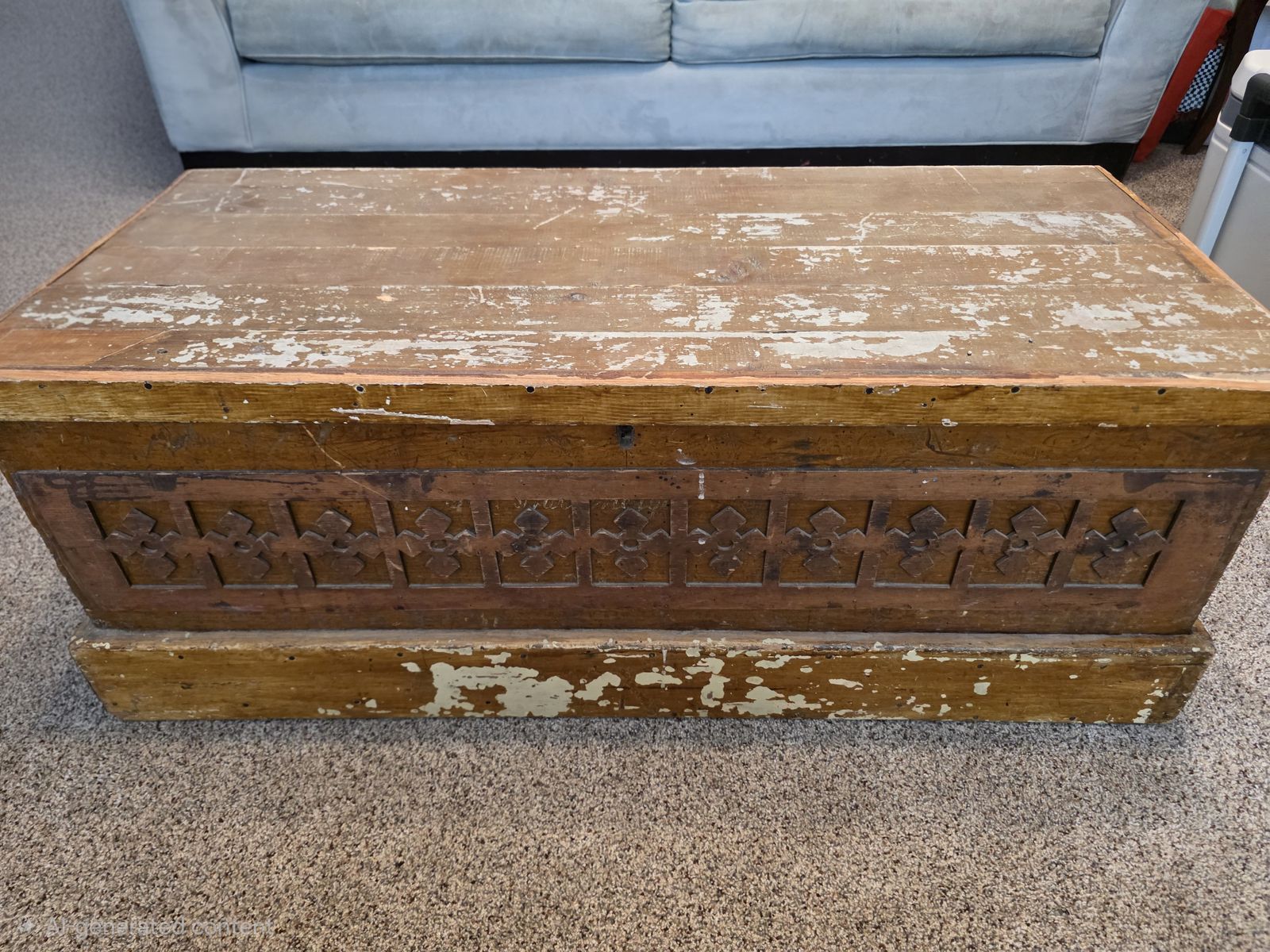 Vintage Wooden Chest