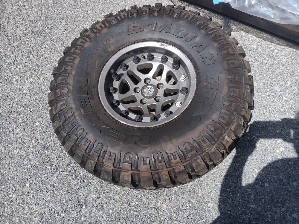 Nexen Roadian MTX 35X12.50R15LT Mud Terrain Tire with Wheel