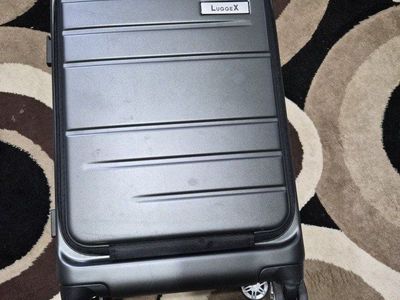 LuggeX Hardside Spinner Carry-On Luggage with TSA Lock - Gray