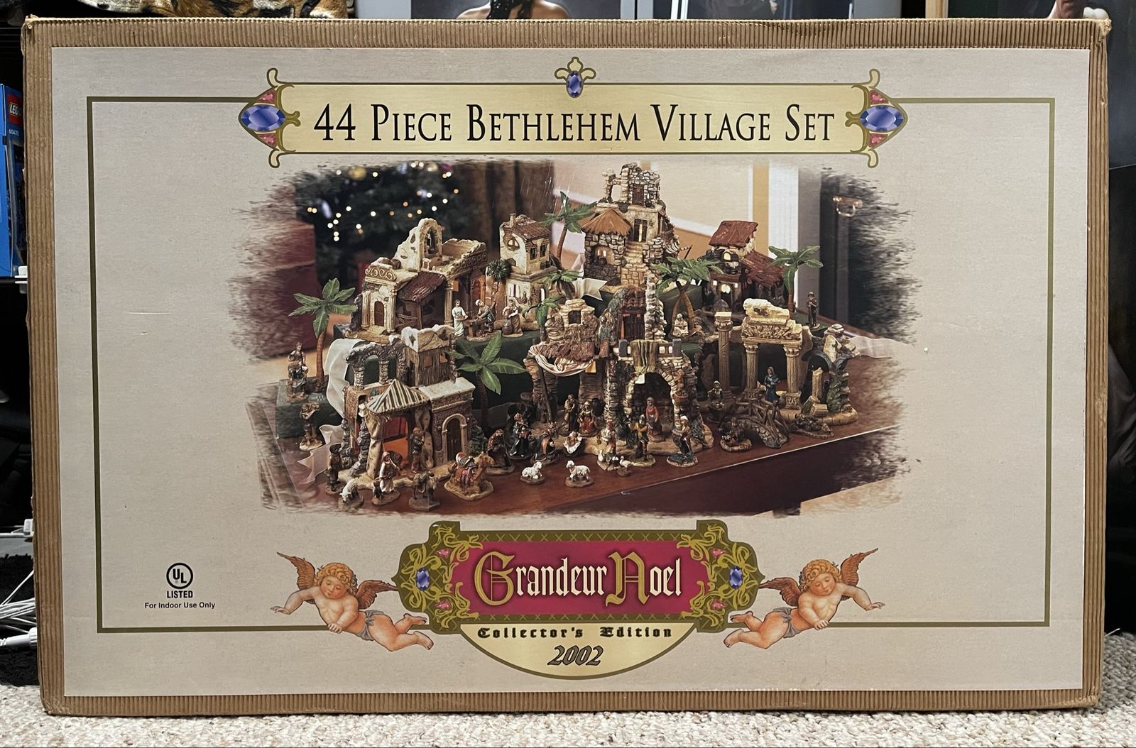 Grandeur Noel Collector's Edition 2002 44 Piece Bethlehem Village Set Christmas Nativity Sam’s Club Exclusive O’Well Novelty Co.