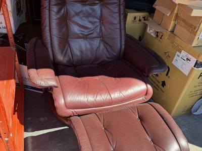 Ekornes stresslss Swivel Recliner Chair Vintage