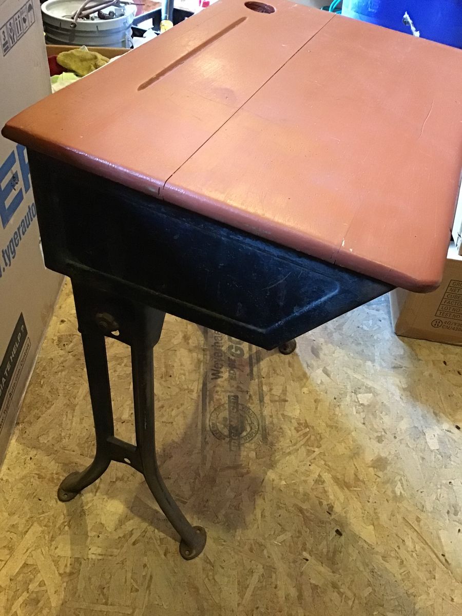 Vintage school desk