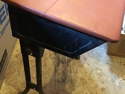 Vintage school desk