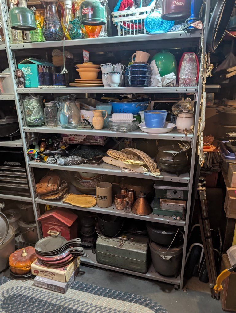 Antiques, Vintage Collectibles & American Made Cast Iron Cookware Make Room Sale- By Appointment Only.