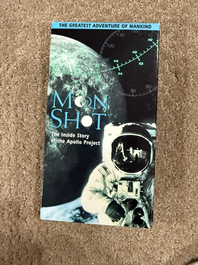 Vintage VHS Tape Moonshot