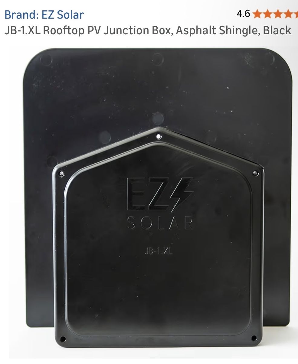 EX Solar JB-1.2 Rooftop PV Junction Box