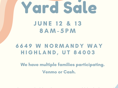 Multi Family Yard / Garage Sale