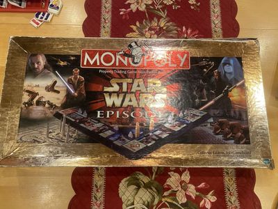 Star Wars Episode I Monopoly Collector's Edition 3-D Board Game