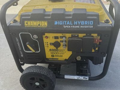 Champion 4000W 3500W Digital Hybrid Open Frame Inverter Generator with Wireless Remote