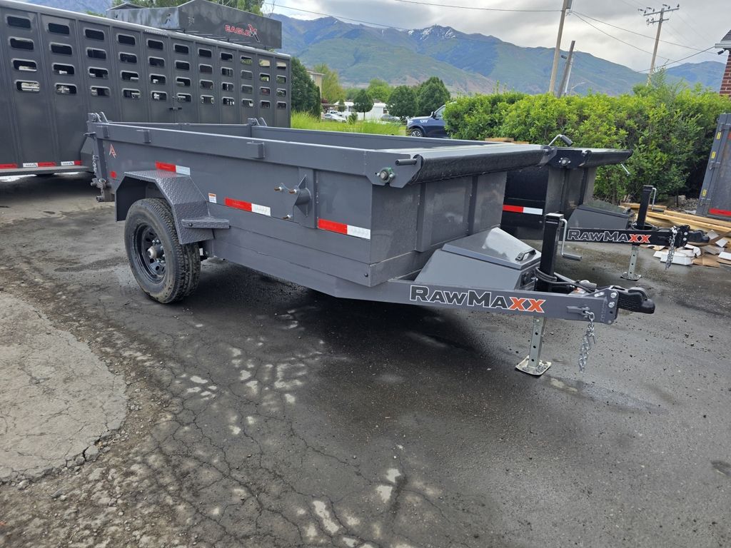 2026 RawMaxx 5X10 SDX SA 7K Dump Trailer