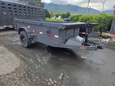 2026 RawMaxx 5X10 SDX SA 7K Dump Trailer