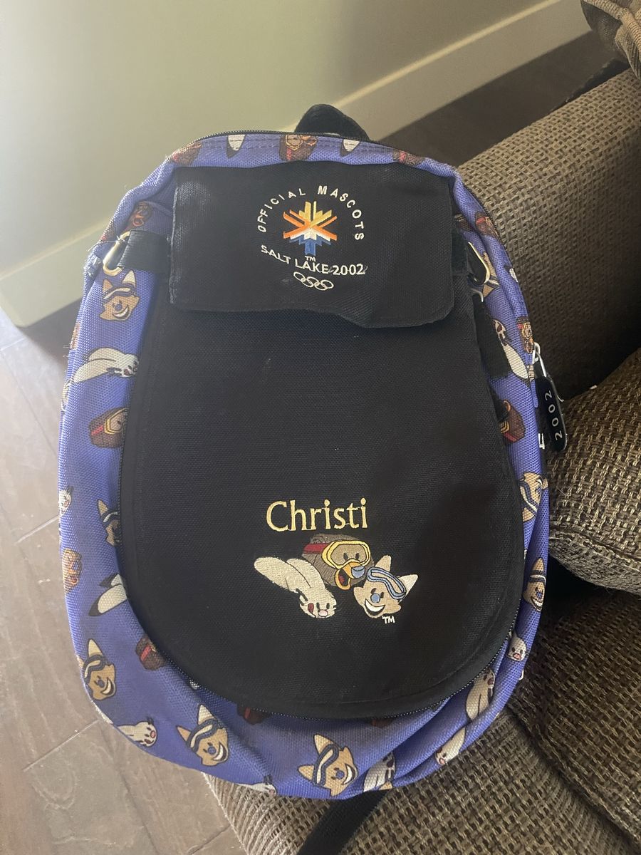 Salt Lake 2002 Olympic Mascot backpack