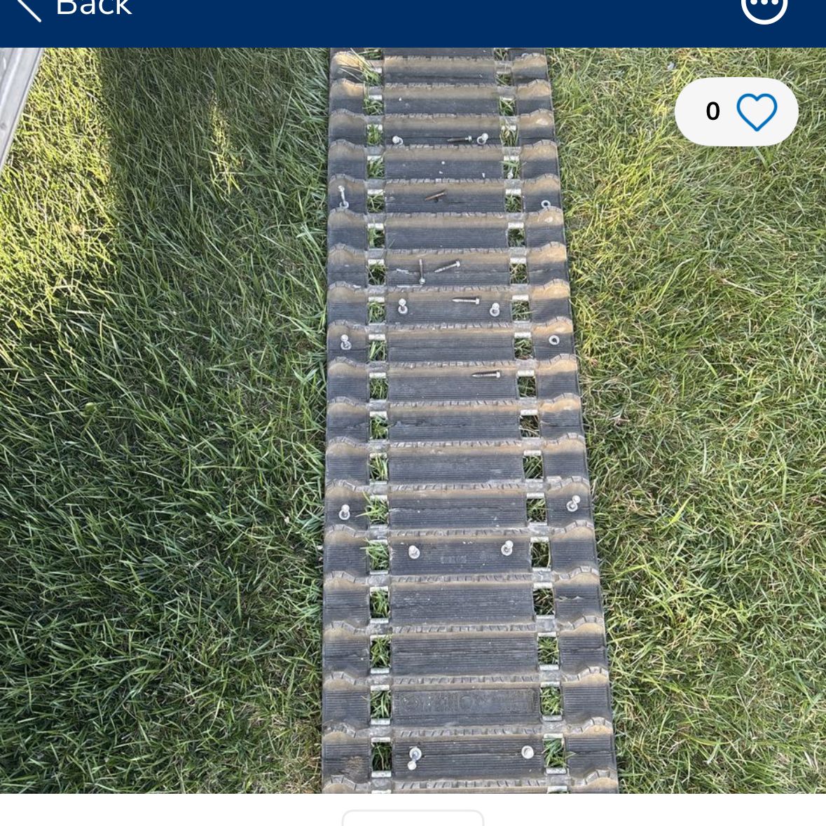 ISO 5" To 6" Of Snow Sled Track