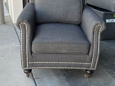 Studded Arm Chairs