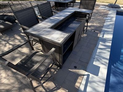 5 Piece Counter Height Bar with Stools