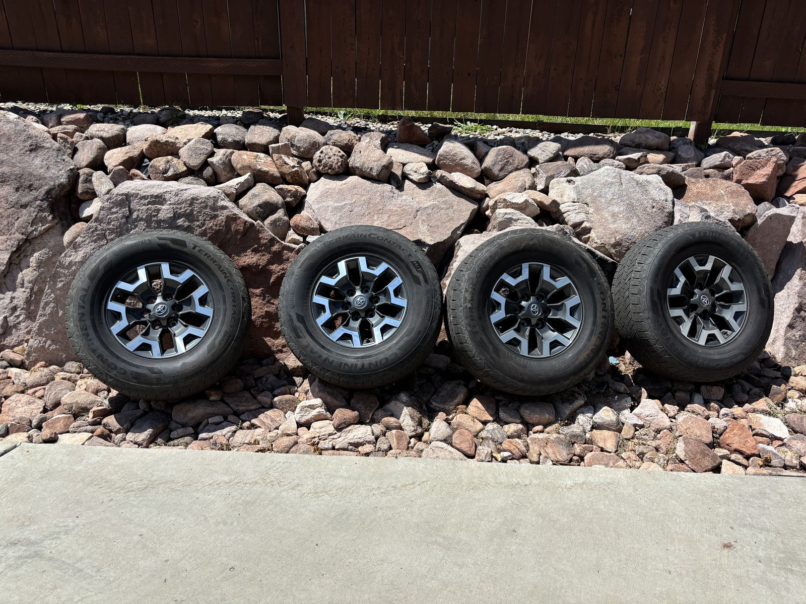 Toyota Tacoma 16" Wheels Sensors Tires Rims