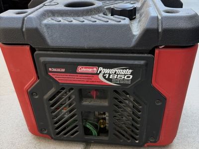 Coleman powermate 1850 w generator very low hours