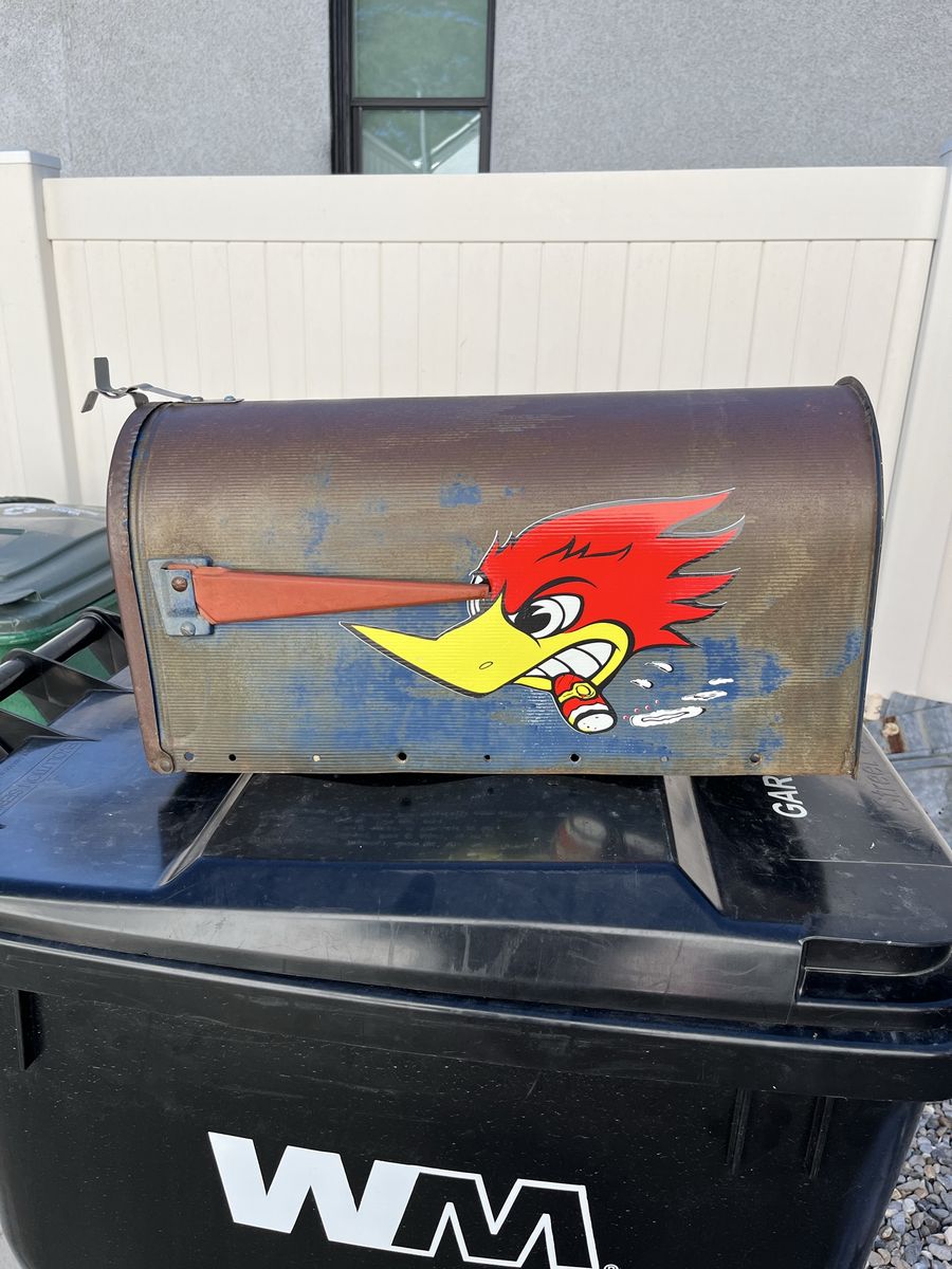 Vintage oversized mailbox