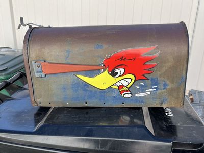 Vintage oversized mailbox