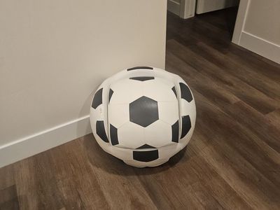 Football seat with footstool