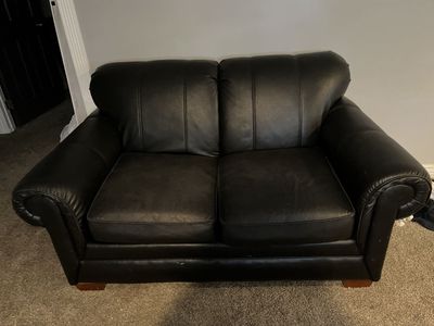 Faux leather furniture, couch, loveseat chair