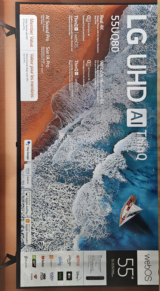 LG 55UQ80 4K UHD AI ThinQ LCD TV